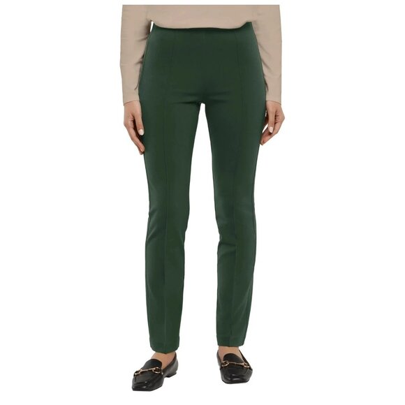 Banana Republic Pants - NEW Banana Republic Women's M Green Ponte Pants Slim Fit Pullon M0467